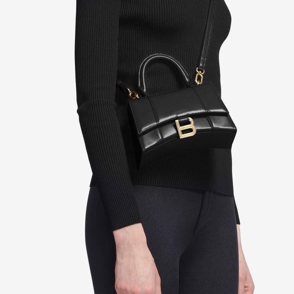 Authentic BALENCIAGA Hourglass Box with top handle in XS - Picture 2 of 9